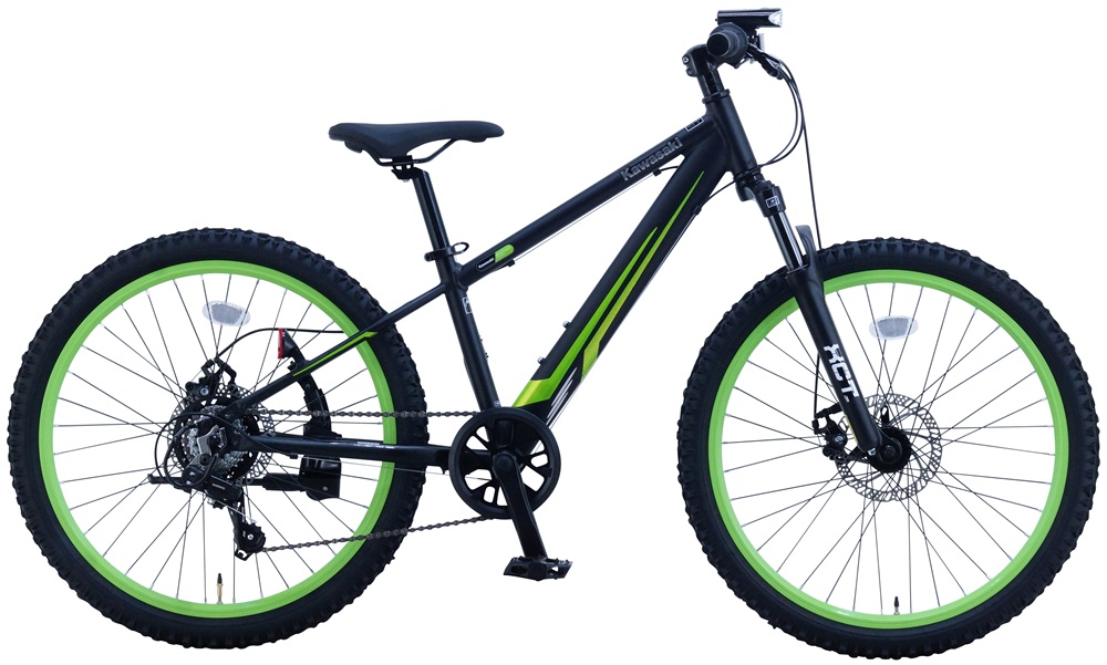 24インチ　フラットブラック※26インチモデルとフロントサスペンションのデカールデザインが異なります。