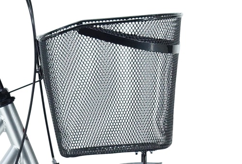 ●メッシュカゴ小さな荷物が落ちにくいメッシュタイプの前カゴです。