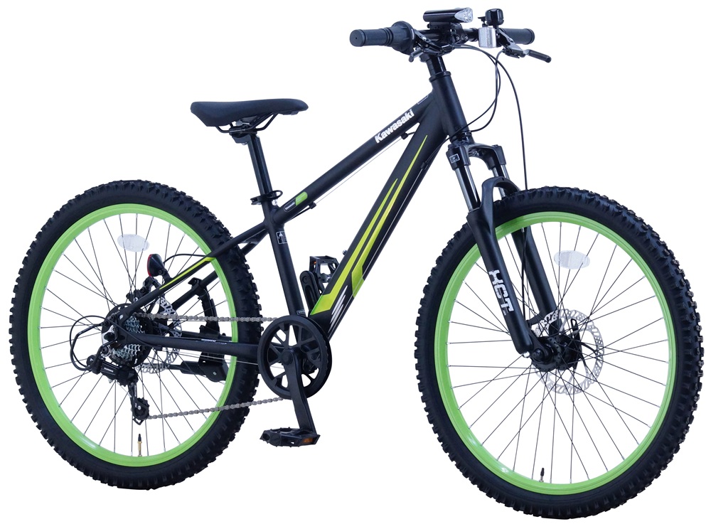 24インチ　フラットブラック※26インチモデルとフロントサスペンションのデカールデザインが異なります。