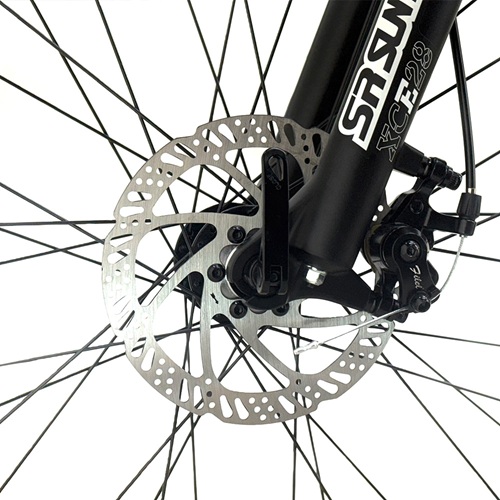 ●前メカニカルディスクブレーキ制動力が高い本格ブレーキシステム