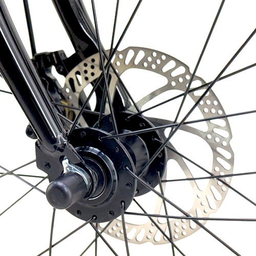 ●前後メカニカルDISCブレーキ制動力が高い本格ブレーキシステム