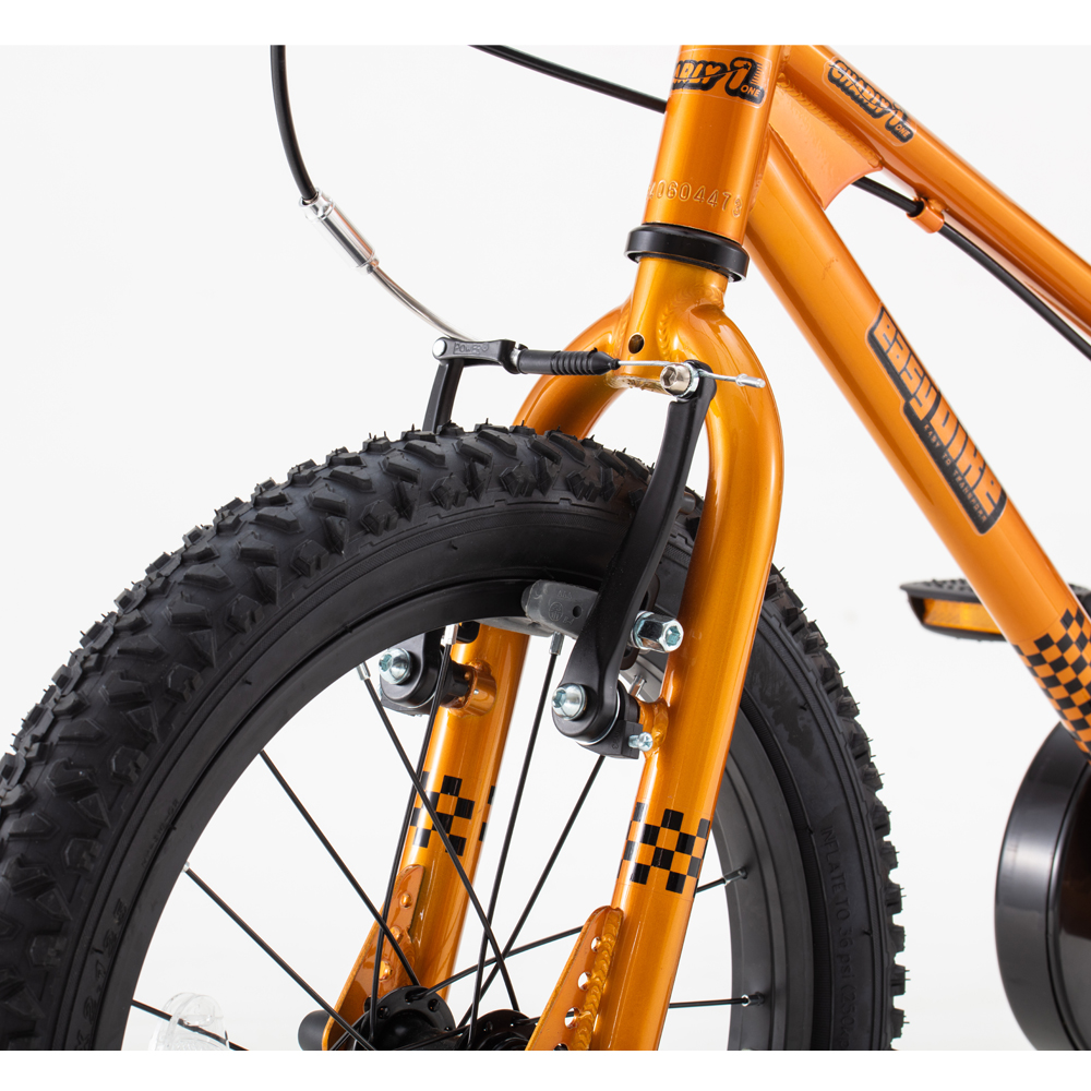 ●BMX風フロントフォーク丈夫でスタイリッシュなフロントフォーク●Vブレーキ軽いタッチでも制動力が高い高性能ブレーキです。